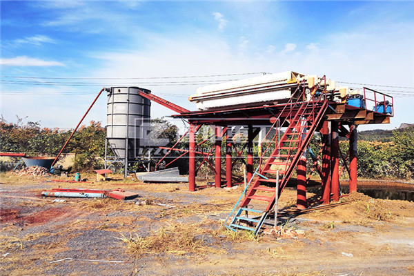 恭喜！使用污泥脫水壓濾機的洗沙生產線日產千噸正式投產